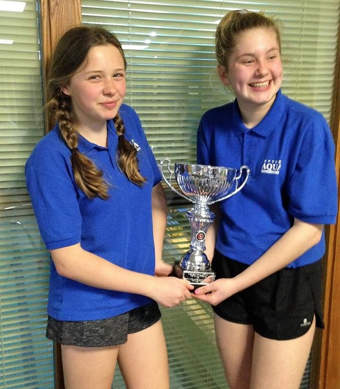Our Young Timekeepers at the Masters Champs with the "Top Team" trophy